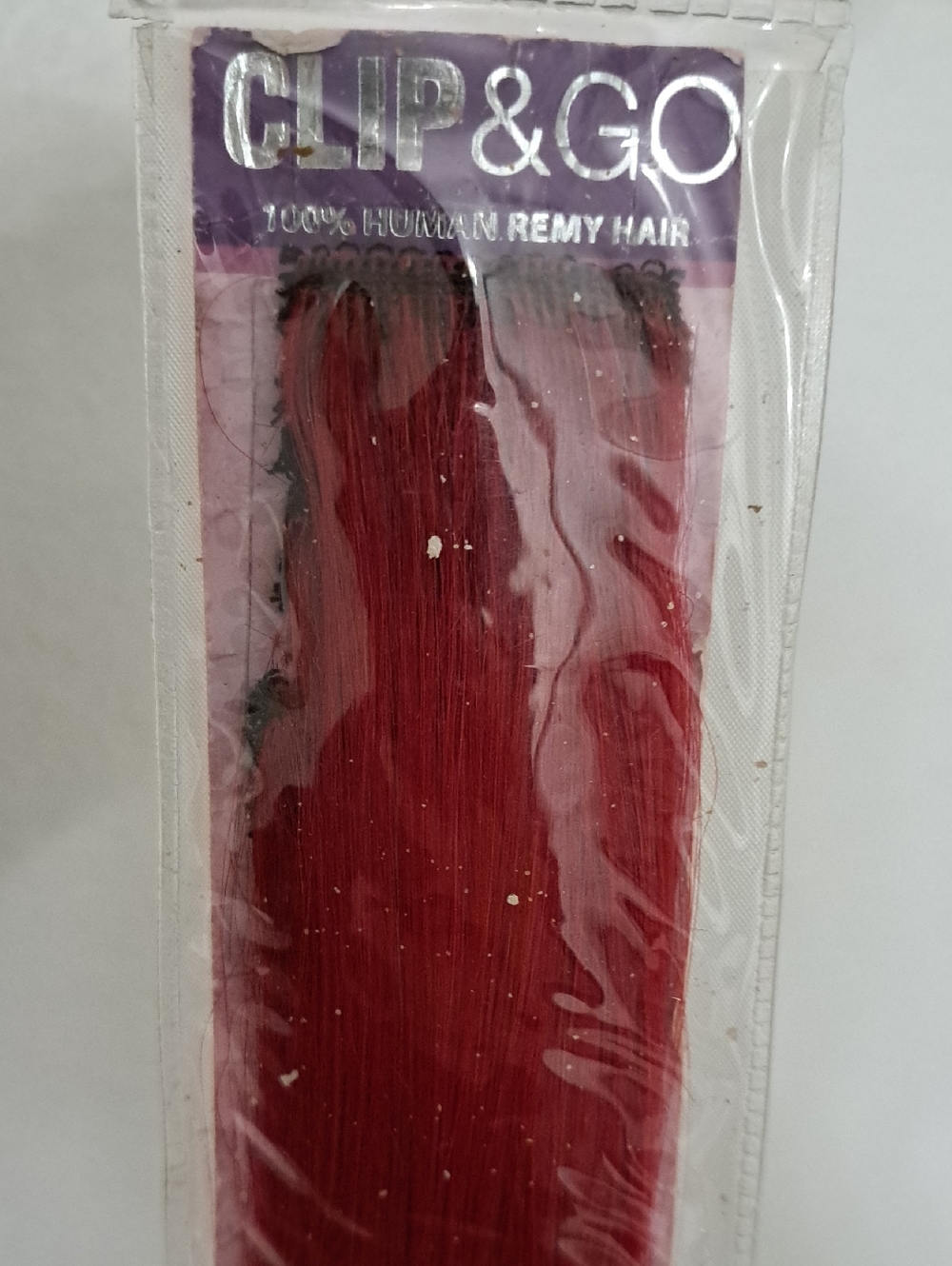 Vibrant Red Remy Human Hair Clip-In Extensions